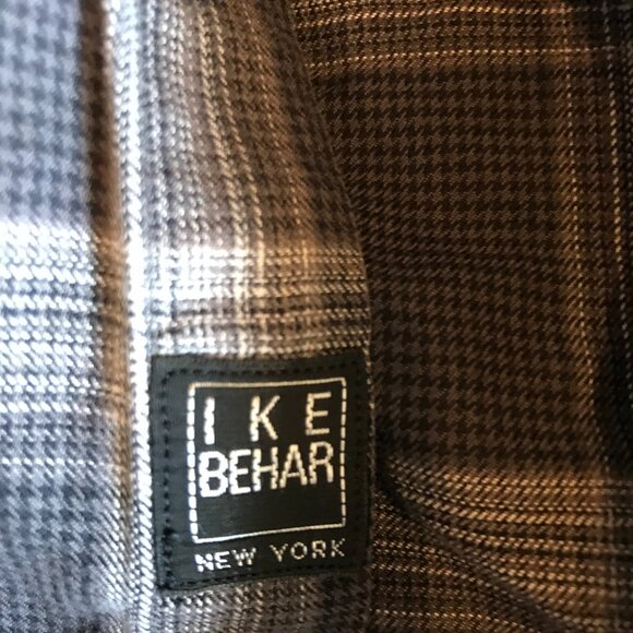 IKE BEHAR MENS PLAID SHIRT SIZE XL - Picture 7 of 7